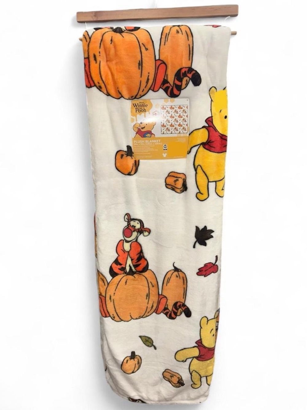 Disney Winnie the Pooh & Friends Plush Blanket, Queen Size